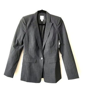 Halogen pinstripe blazer.